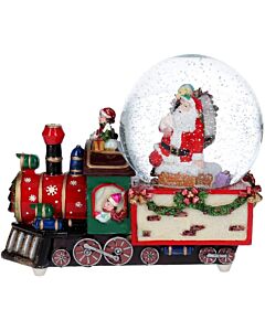 Gisela Graham Santa Train Musical Snow Globe